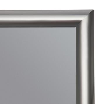 Алюмінієва клік-рамка профіль 25 мм  з нержавіючої сталі
